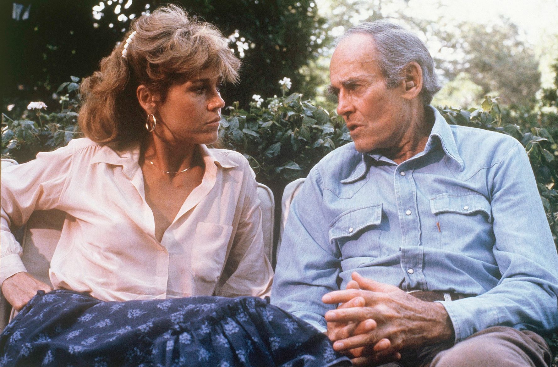 Watchf Associated Press Domestic News United States APHS57315 JANE FONDA WITH HENRY FONDA